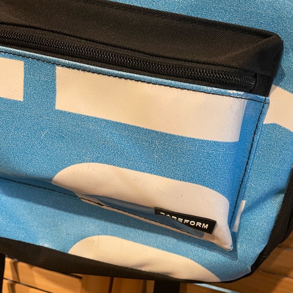 Rareform Sky Blue and Black Backpack - Picture 2 of 7